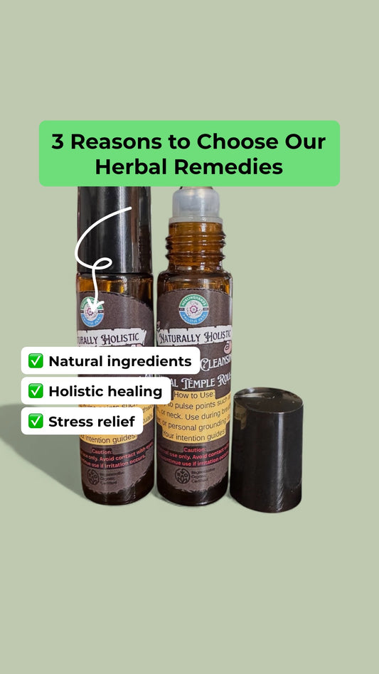 Naturally Holistic Herbal Intentional Cleansing Temple Roll-On (10ml)