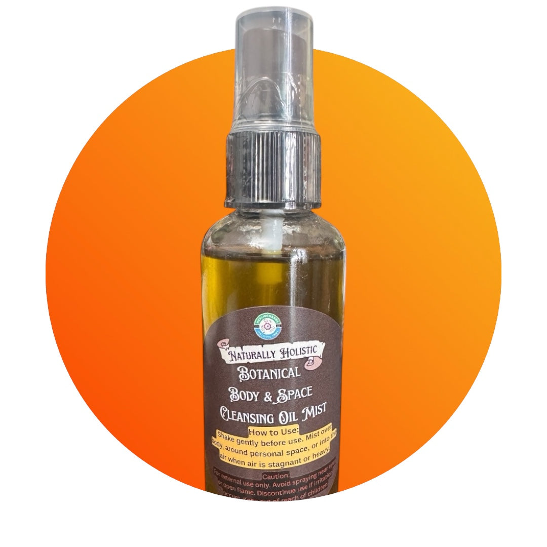 Naturally Holistic Herbal Body & Space Cleansing Oil Mist (2oz)