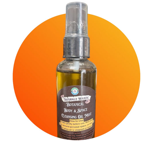 Naturally Holistic Herbal Body & Space Cleansing Oil Mist (2oz)